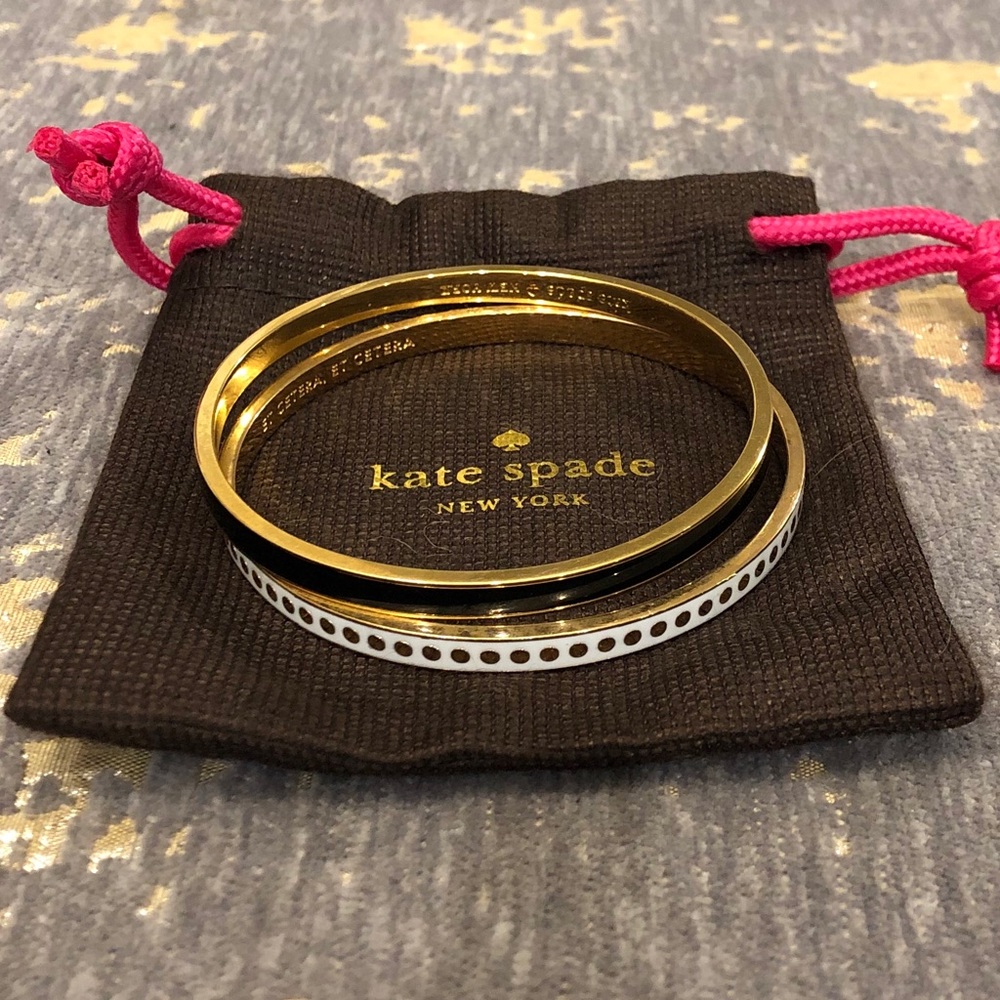 Kate Spade Gold Bangle Bracelets Set